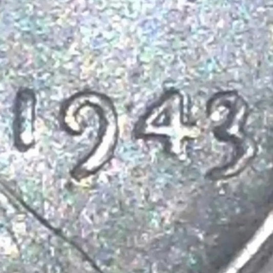1943 Date Struck Twice Overdate Error Wheat Penny!