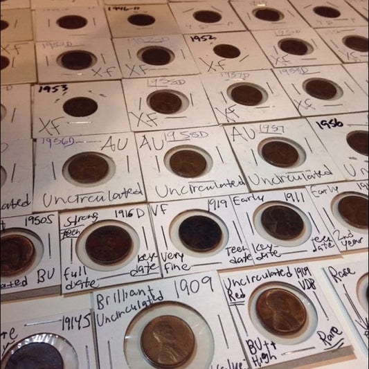 280 Valuable Wheat Pennies-With Teens &amp; Rare Dates