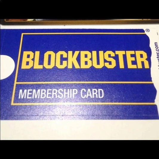 Very Rare BLOCKBUSTER Membership Card