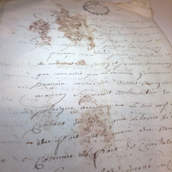 Rare Pre-Independence 1760 Royal Notary Manuscript