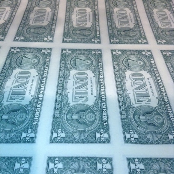 Rare HUGE 32 Uncut BEP Currency Sheet Error!