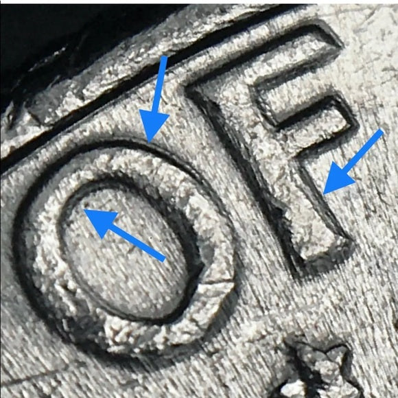 Scarce Double Die DDO Error Kennedy Half Dollar