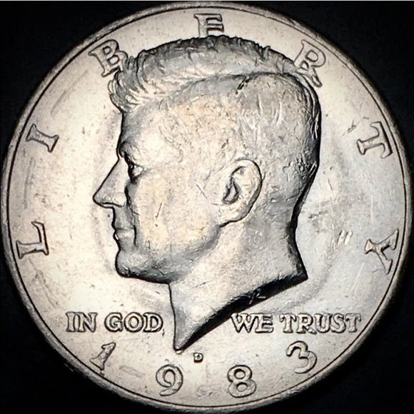 Valuable 1983D Double Die DDO Error Kennedy Half