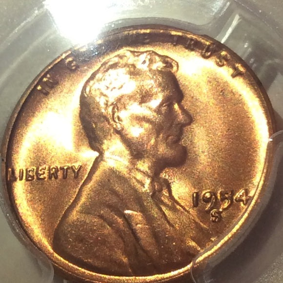 RARE PCGS MS66 1954S ERROR Wheat Penny- $500 Value