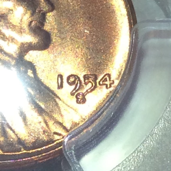 RARE PCGS MS66 1954S ERROR Wheat Penny- $500 Value