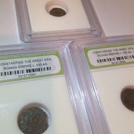 Three Rare 330AD Constantine the Great Roman Coins