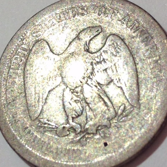 LOW MINTAGE Silver 1875 S Twenty Cent Piece