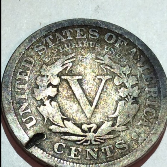 Highly Rare 1912 S Very Fine Liberty V Nickel!