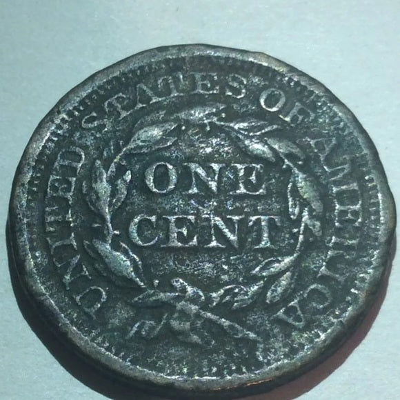 Extremely Fine High Grade 1849 Braided Large Cent!