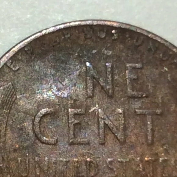 Cool No “O” Grease Error Wheat Penny