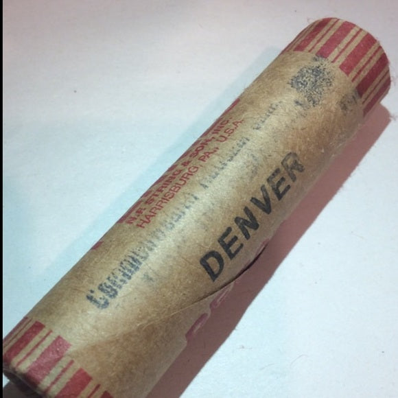 Denver D Mint Commonwealth Bank Wheat Pennies Roll