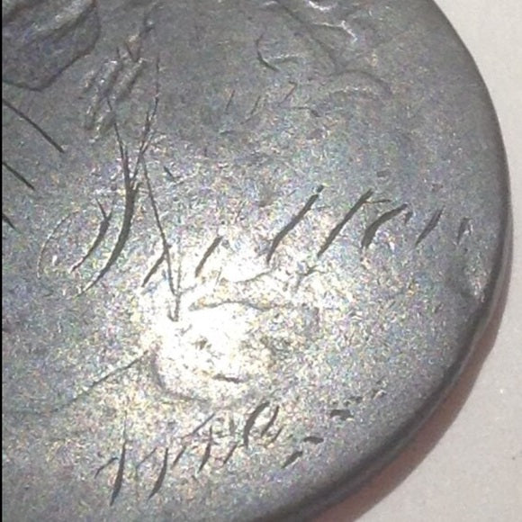 Rare Hand Inscribed Family Names 1798 Large Cent!