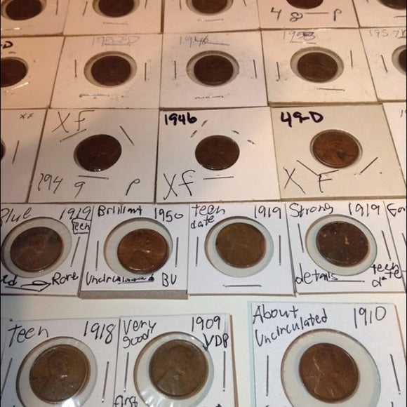 280 Valuable Wheat Pennies-With Teens &amp; Rare Dates