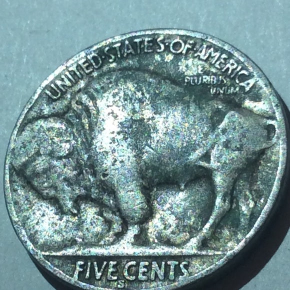 Rare LOW MINTAGE Date 1931 S AU Buffalo Nickel!