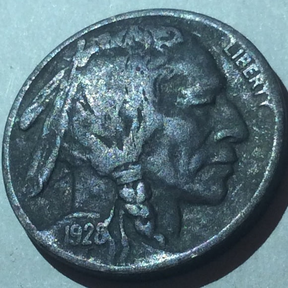 Tough Key Date AU/MS Unc. 1928 D Buffalo Nickel!