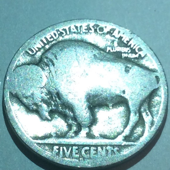 High Value 1918D 8 Over 7 Buffalo 5C-$1200 Value