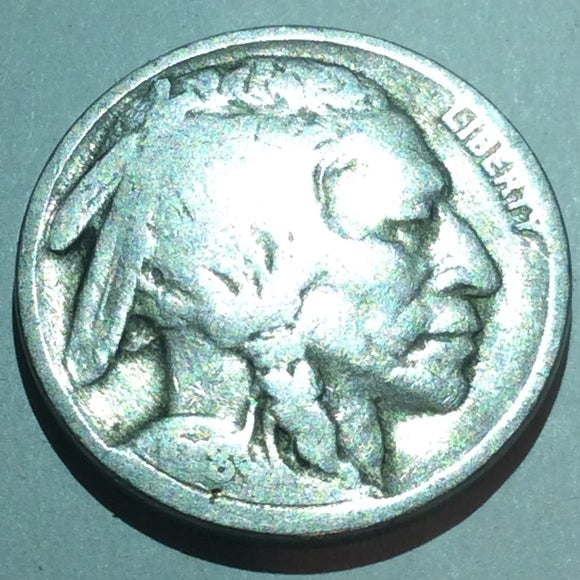 Rare Penny Rim Clash Struck On 1918 Buffalo Nickel