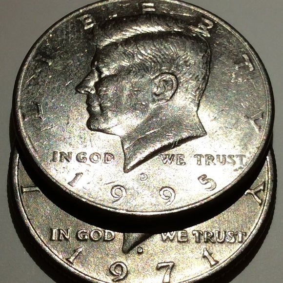 1/2 Half The Normal Size D Mint Mark Error Kennedy