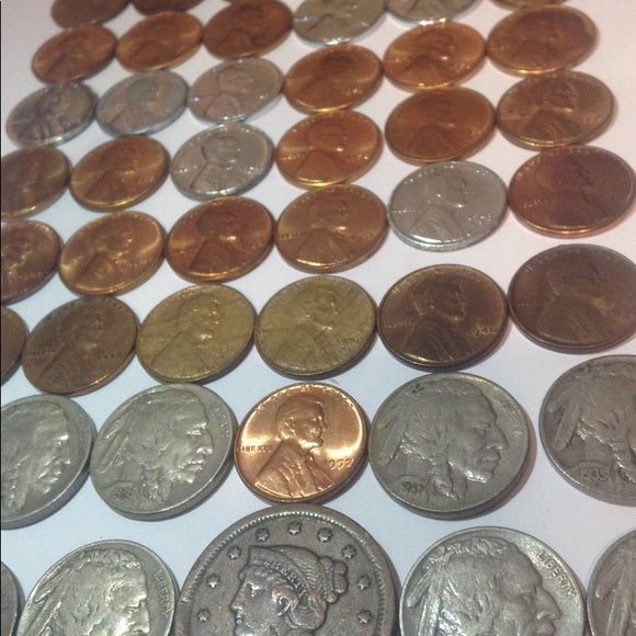 Beautiful High Grade VF-Mint State 61 Old 1853 to 1958 Coins Collection!