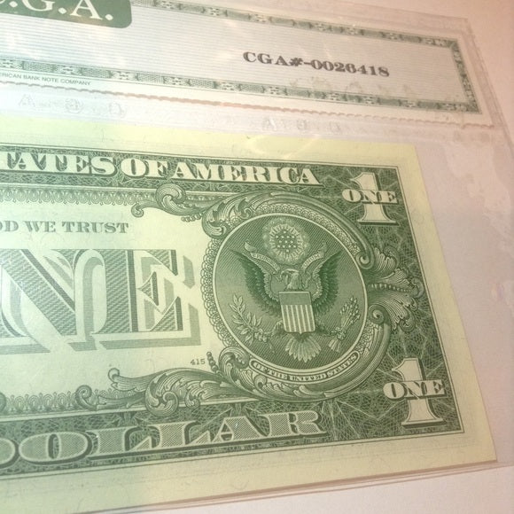 Incredible MS67 Silver Certificate- Unheard Of Grade- $800 Guidebook Value!