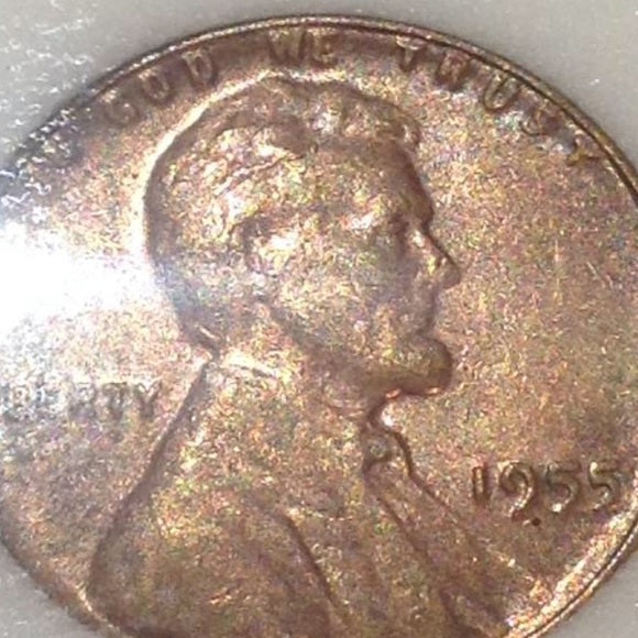 Super RARE 1955 Double Die Wheat Penny- INB Certified Authentic- Iconic DDO Year