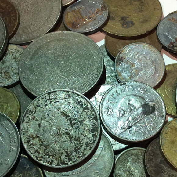 50+ Old 1900s World Coins Collection- Unsearched Inherited Coins- Huge Variety!