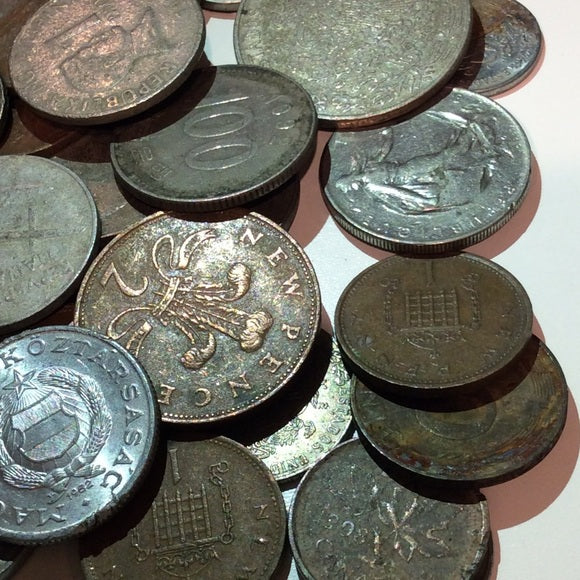 Big Old 1900s World Coins Set- 50+ Unsearched Inherited Coins- Many Countries!