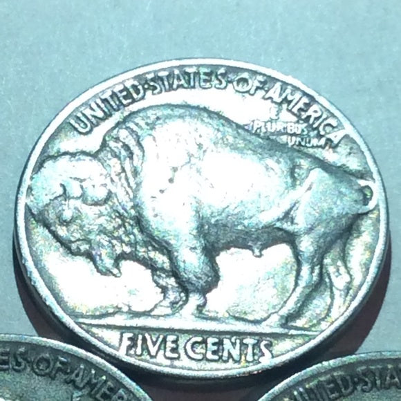 1 Mint State Lusterous High Grade 1930’s Buffalo Nickel~ Full Strike &amp; Full Horn