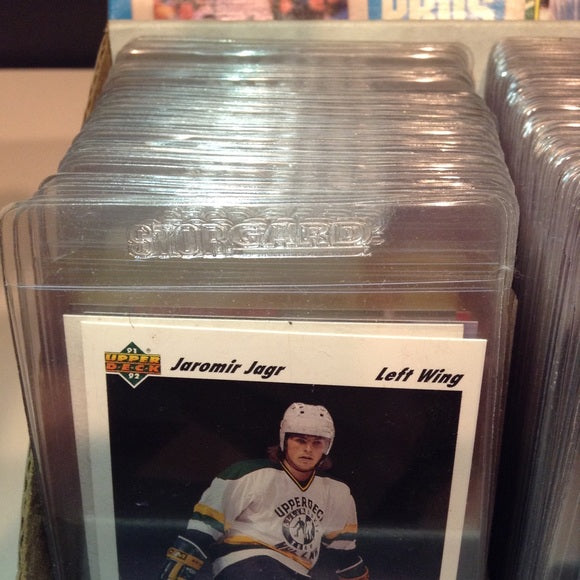 130+ MINT Condition Encased Unsearched Hockey Cards Collection- Estate Sale Find