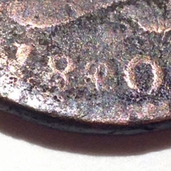 Highly Rare Error 1820 over 1819 Overdate Large Cent~ Very Tough Variety Error