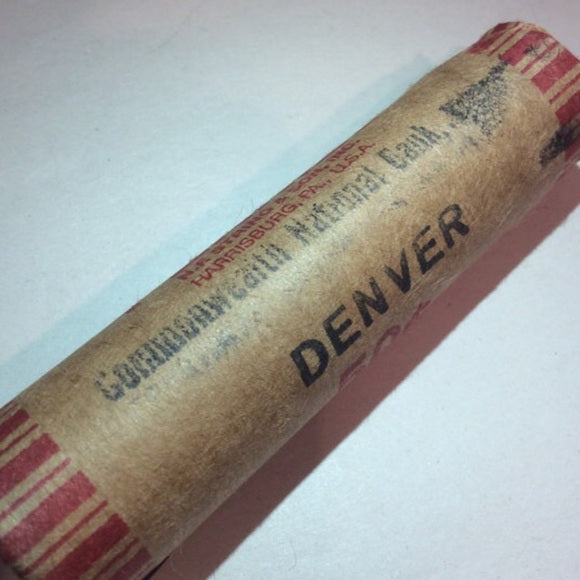 Unsearched Denver Mint Commonwealth Bank Wheat Pennies Roll~ Rare Dates Possible