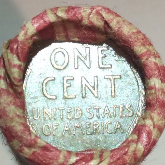 Unsearched Denver Mint Commonwealth Bank Wheat Pennies Roll~ Rare Dates Possible