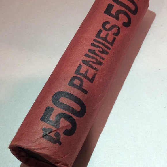 Unsearched San Fransisco S Mint Bank Of America Old Wheat Pennies Roll~ MS End!