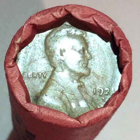 San Fransisco Bank Of America Old Unsearched Wheat Penny Roll- 09 S VDB Possible