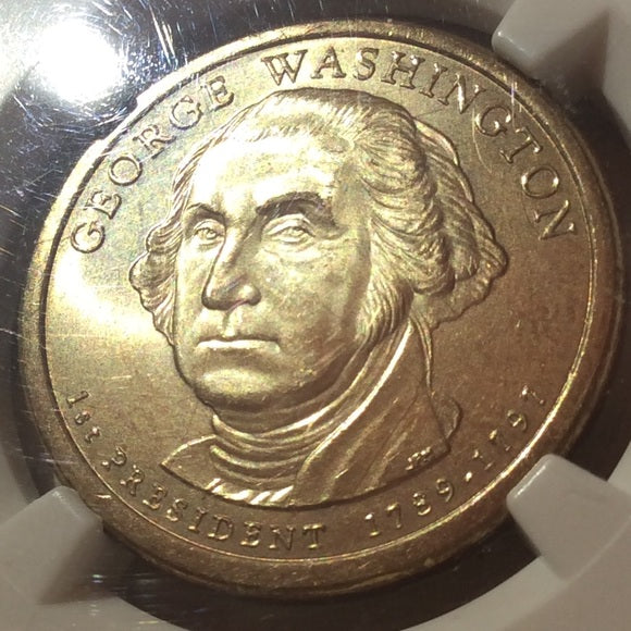 Scarce PCGS Missing Edge Lettering Mint ERROR MS63 Presidential Dollar Coin!