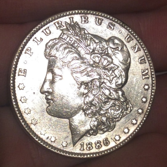 Beautiful High Grade 1886 Morgan Silver Dollar- Stunning Piece- High Book Value