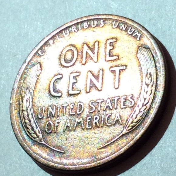 Rare 1914 S AU About Uncirculated Red Wheat Penny