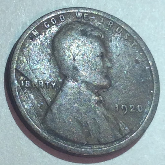 MASSIVE Lamination Error 1920 Wheat Penny- Hard To Find