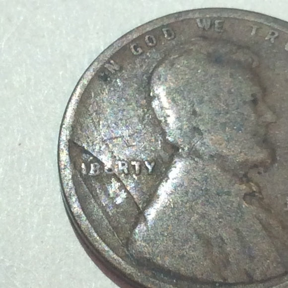 MASSIVE Lamination Error 1920 Wheat Penny- Hard To Find