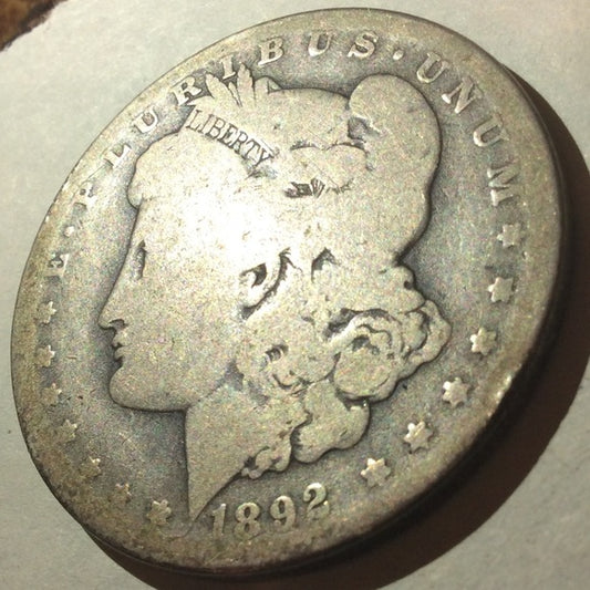 RARE 1892 O Low Mintage Key Date Morgan Silver Dollar - Only 2.7 Million Minted