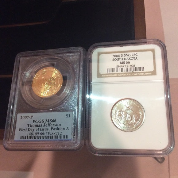 Valuable Set Top Tier PCGS &amp; NGC Professionally Graded Coins- Mint State &amp; Proof