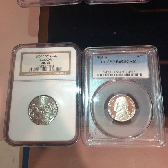 Valuable Set Top Tier PCGS &amp; NGC Professionally Graded Coins- Mint State &amp; Proof