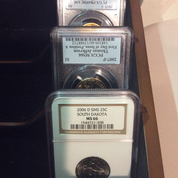 Valuable Set Top Tier PCGS &amp; NGC Professionally Graded Coins- Mint State &amp; Proof