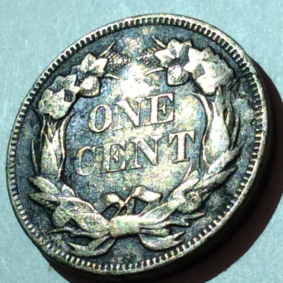 Incredible Full Feathers 1858 High Grade About Uncirculated Flying Eagle Penny!