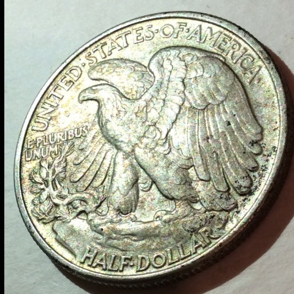 High Grade Mint State 1940 Walking Liberty Silver Half Dollar- Full Feathers!