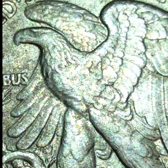 High Grade Mint State 1940 Walking Liberty Silver Half Dollar- Full Feathers!