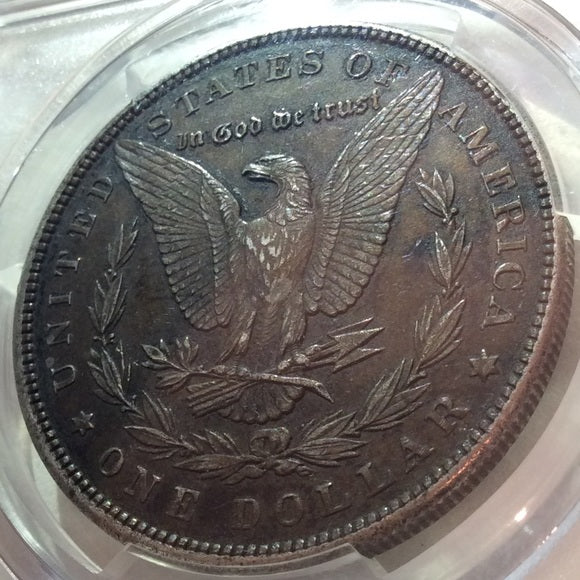 Beautiful 1898 Silver Morgan Dollar PCGS Certified- About Uncirculated Details!