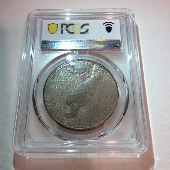 PCGS XF45 Extremely Fine 45 Key Date 1923 S Peace Silver Dollar-PCGS Gold Shield