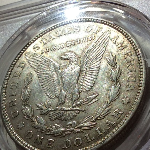 PCGS 1921 About Uncirculated 55 High Grade Silver Morgan Dollar Graded/Certified