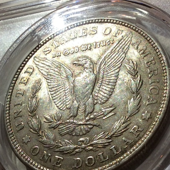 PCGS 1921 About Uncirculated 55 High Grade Silver Morgan Dollar Graded/Certified